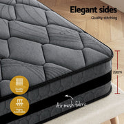 Giselle Bedding 22cm Mattress Medium Firm King MATTRESS-B-TT22-K