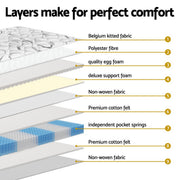 Giselle Bedding 30cm Mattress Medium Firm King Single MATTRESS-B-TT30-KS