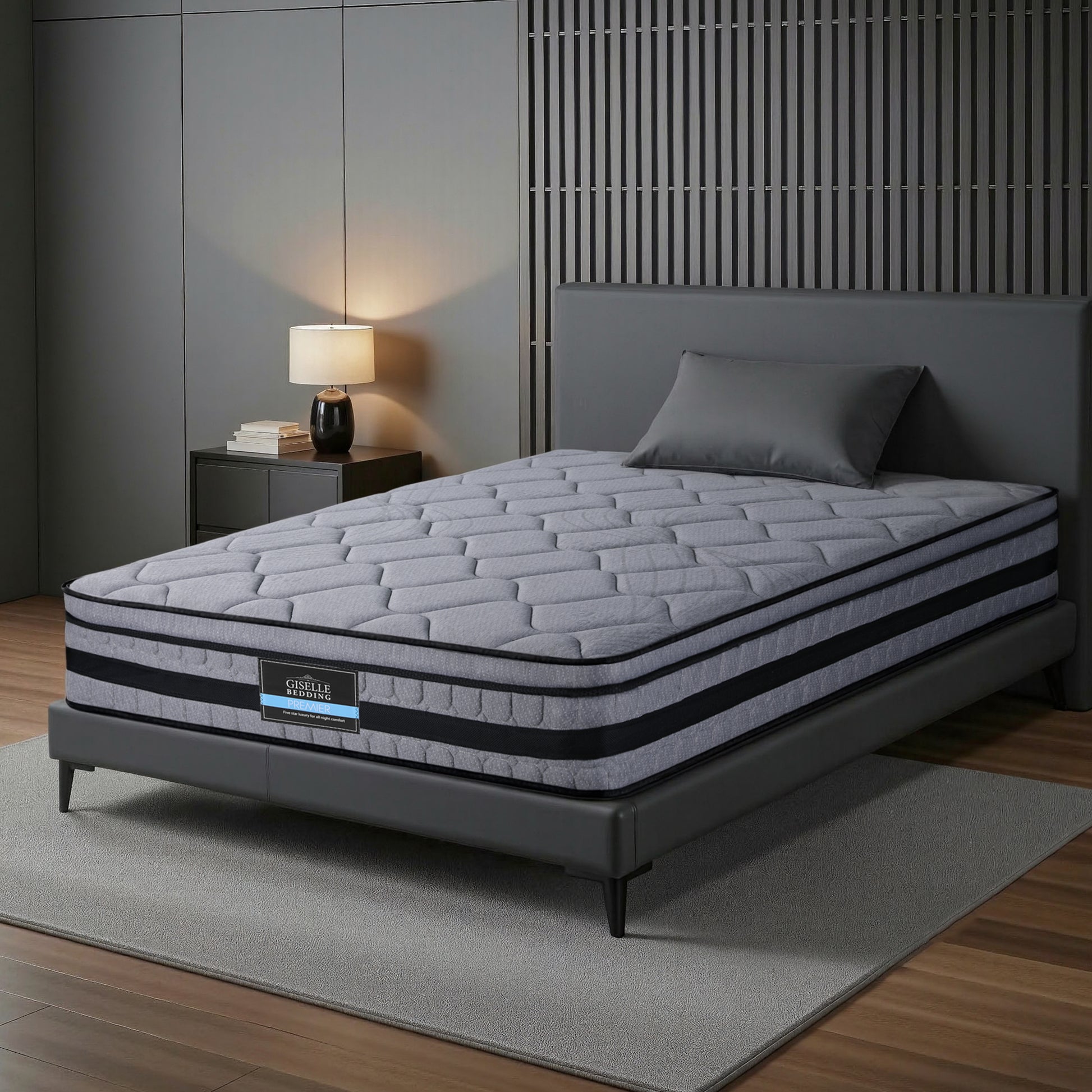 Giselle Bedding 34cm King Single Mattress Hybrid, Pocket Spring Bed Mattress MATTRESS-B-TT34-KS