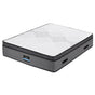 Giselle Bedding Queen Mattress 37cm 4-in-1 Adjustable Firmness Cooling Gel Memory Foam Dual-Zone Flippable for Couples