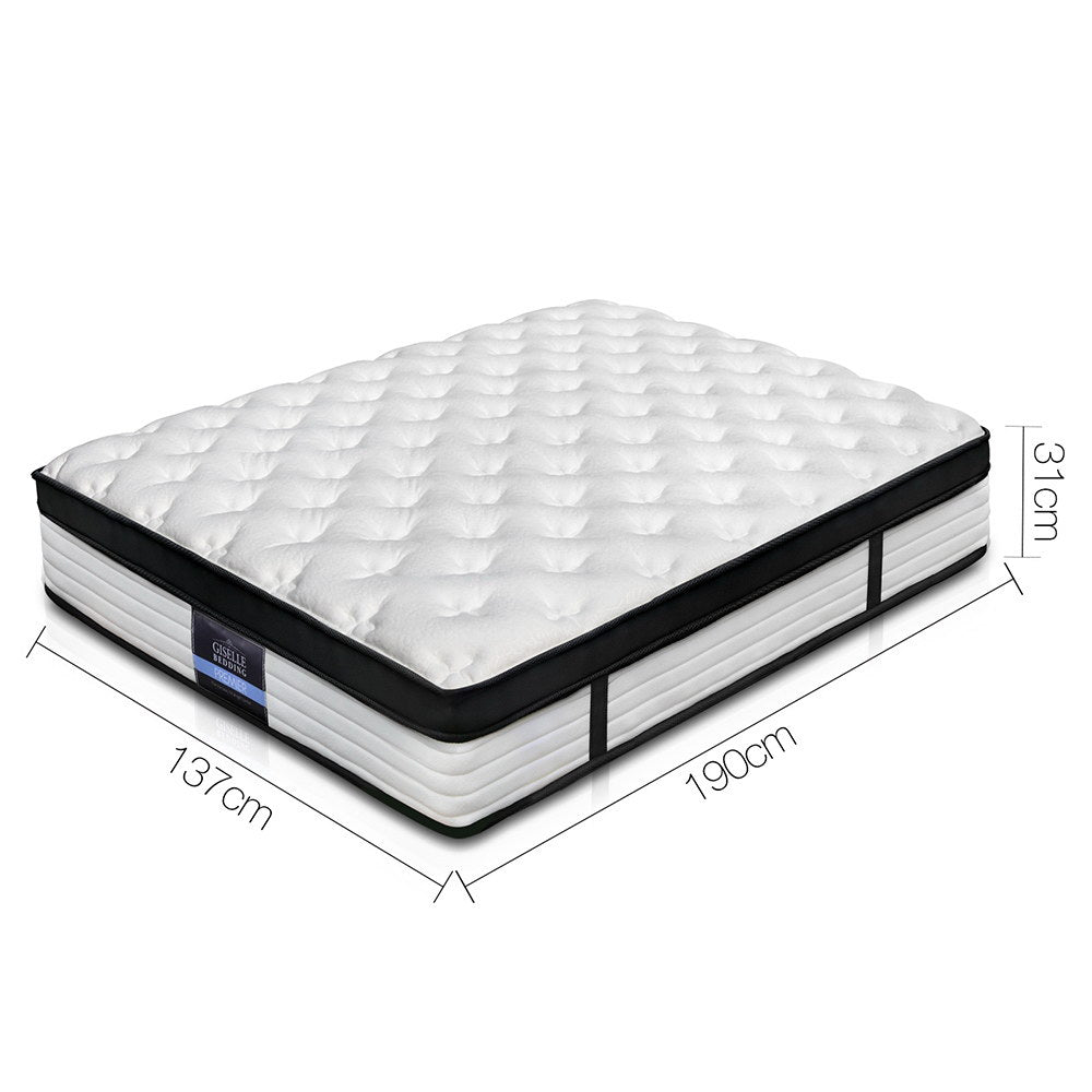 Giselle Bedding 31cm Euro Top Double Mattress MATTRESS-BET-D