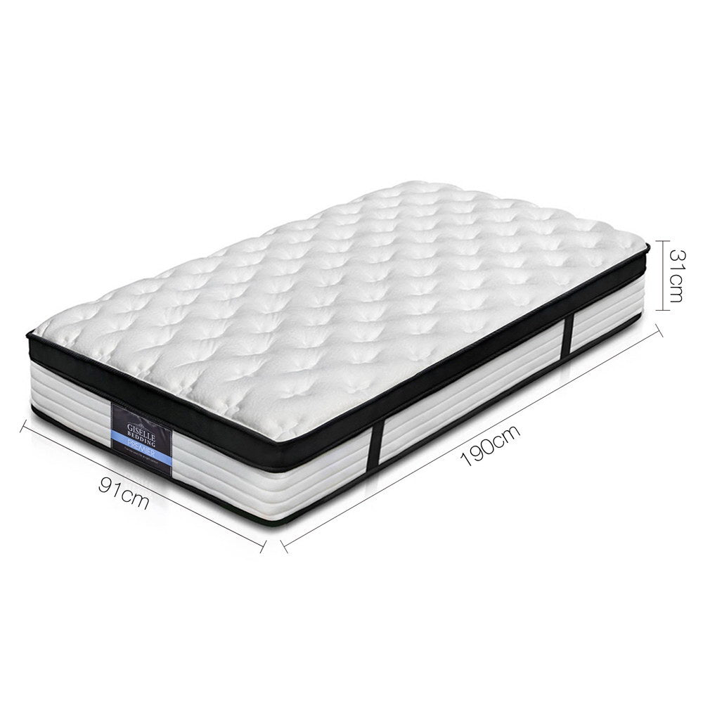 Giselle Bedding 31cm Mattress Euro Top Single MATTRESS-BET-S