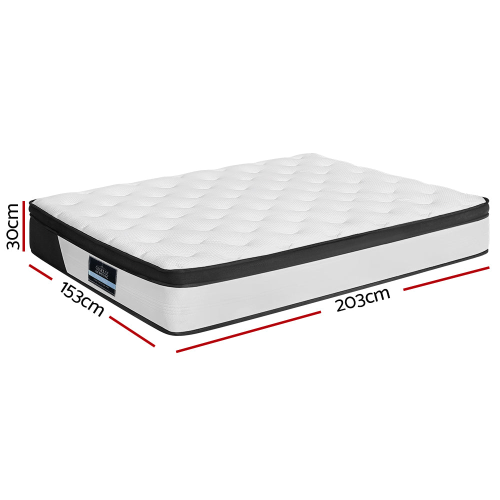 Giselle Bedding 30cm Mattress Euro Top Queen MATTRESS-C-014-Q