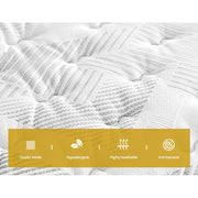 Giselle Bedding 25cm Mattress Green Tea Foam Queen MATTRESS-D-GT-Q