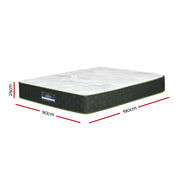 Giselle Bedding 25cm Mattress Green Tea Foam Single MATTRESS-D-GT-S