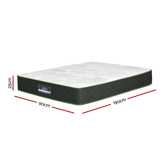 Giselle Bedding 25cm Mattress Green Tea Foam Single MATTRESS-D-GT-S