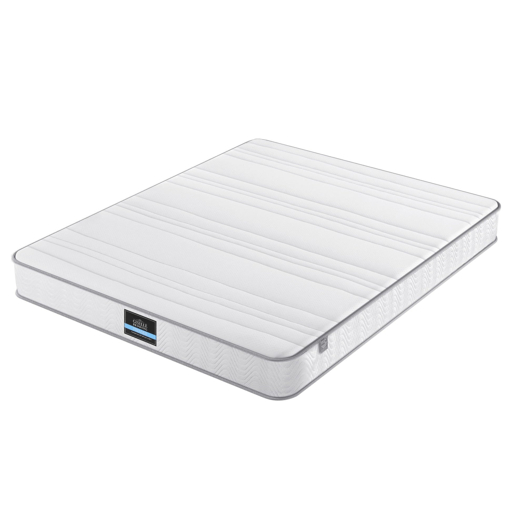 Giselle King Mattress 20cm with Reinforced Edge Support Egg-Crate Foam MATTRESS-D-PLAIN-20-K