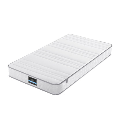 Giselle King Single Mattress 20cm with Reinforced Edge Support Egg-Crate Foam MATTRESS-D-PLAIN-20-KS