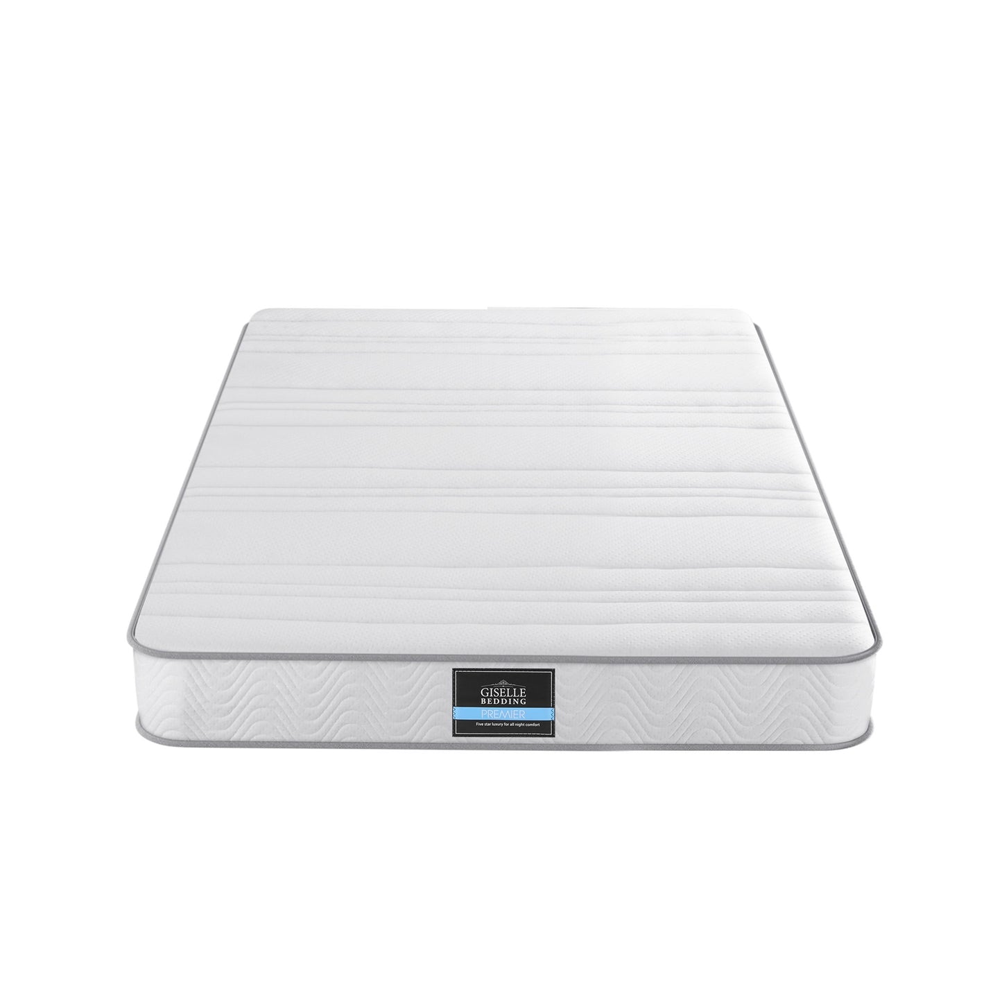 Giselle King Single Mattress 20cm with Reinforced Edge Support Egg-Crate Foam MATTRESS-D-PLAIN-20-KS
