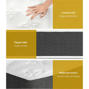 Giselle Bedding 18cm Mattress Medium Soft w/Pillows Double MATTRESS-D-PLW-D