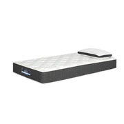 Giselle Bedding 18cm Mattress Medium Soft w/Pillows Single MATTRESS-D-PLW-S
