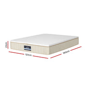 Giselle Bedding 27cm Mattress Double-sided Flippable Layer Double MATTRESS-D-ZIPPER-D