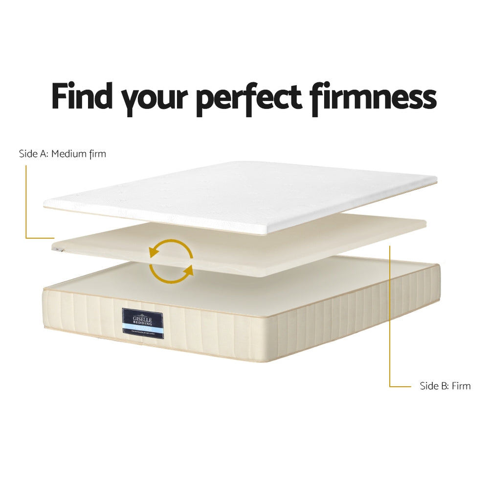 Giselle Bedding 27cm Mattress Double-sided Flippable Layer Double MATTRESS-D-ZIPPER-D