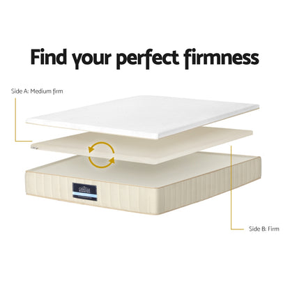 Giselle Bedding 27cm Mattress Double-sided Flippable Layer Queen MATTRESS-D-ZIPPER-Q