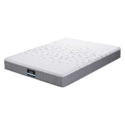 Giselle Bedding Double Mattress 23cm Pocket Spring Mattress with Adjustable Firmness Reversible Foam Layer MATTRESS-E-AERO-23-D