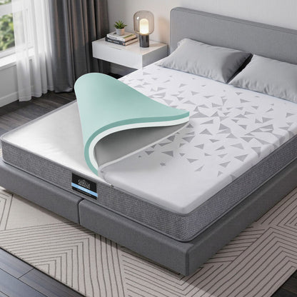 Giselle Bedding Queen Mattress 23cm Pocket Spring Mattress with Adjustable Firmness Reversible Foam Layer for MATTRESS-E-AERO-23-Q