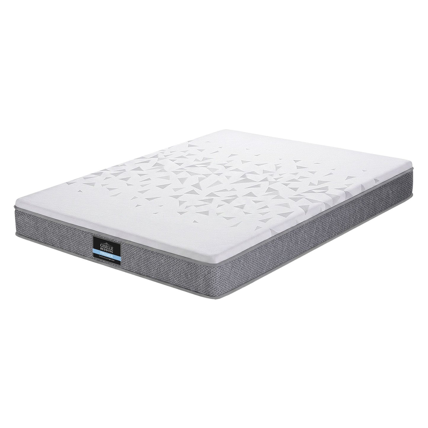 Giselle Bedding Queen Mattress 23cm Pocket Spring Mattress with Adjustable Firmness Reversible Foam Layer for MATTRESS-E-AERO-23-Q