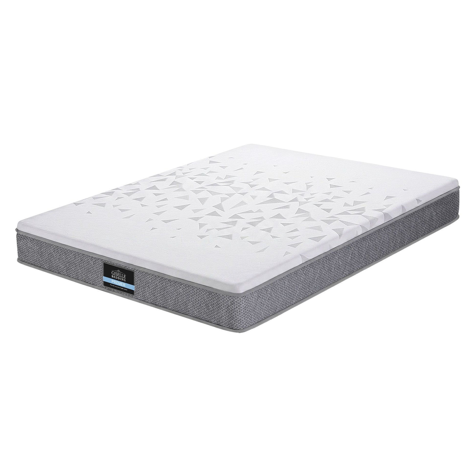 Giselle Bedding Queen Mattress 23cm Pocket Spring Mattress with Adjustable Firmness Reversible Foam Layer for MATTRESS-E-AERO-23-Q
