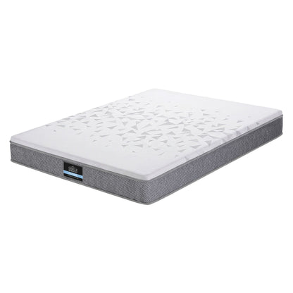 Giselle Bedding Queen Mattress 23cm Pocket Spring Mattress with Adjustable Firmness Reversible Foam Layer for MATTRESS-E-AERO-23-Q