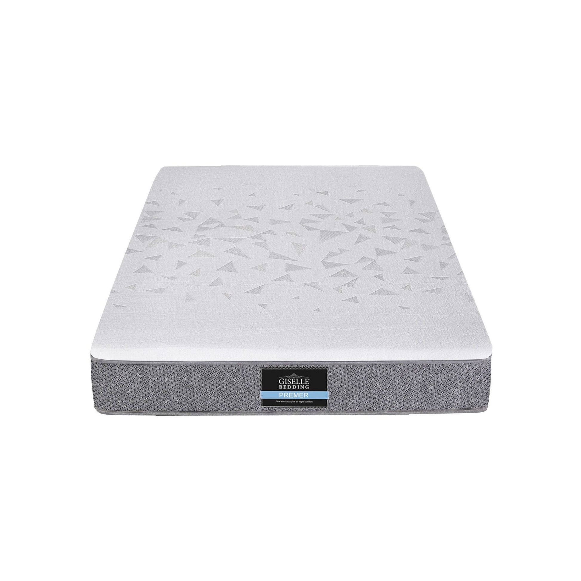 Giselle Bedding Single Mattress 23cm Pocket Spring Mattress with Adjustable Firmness Reversible Foam Layer MATTRESS-E-AERO-23-S