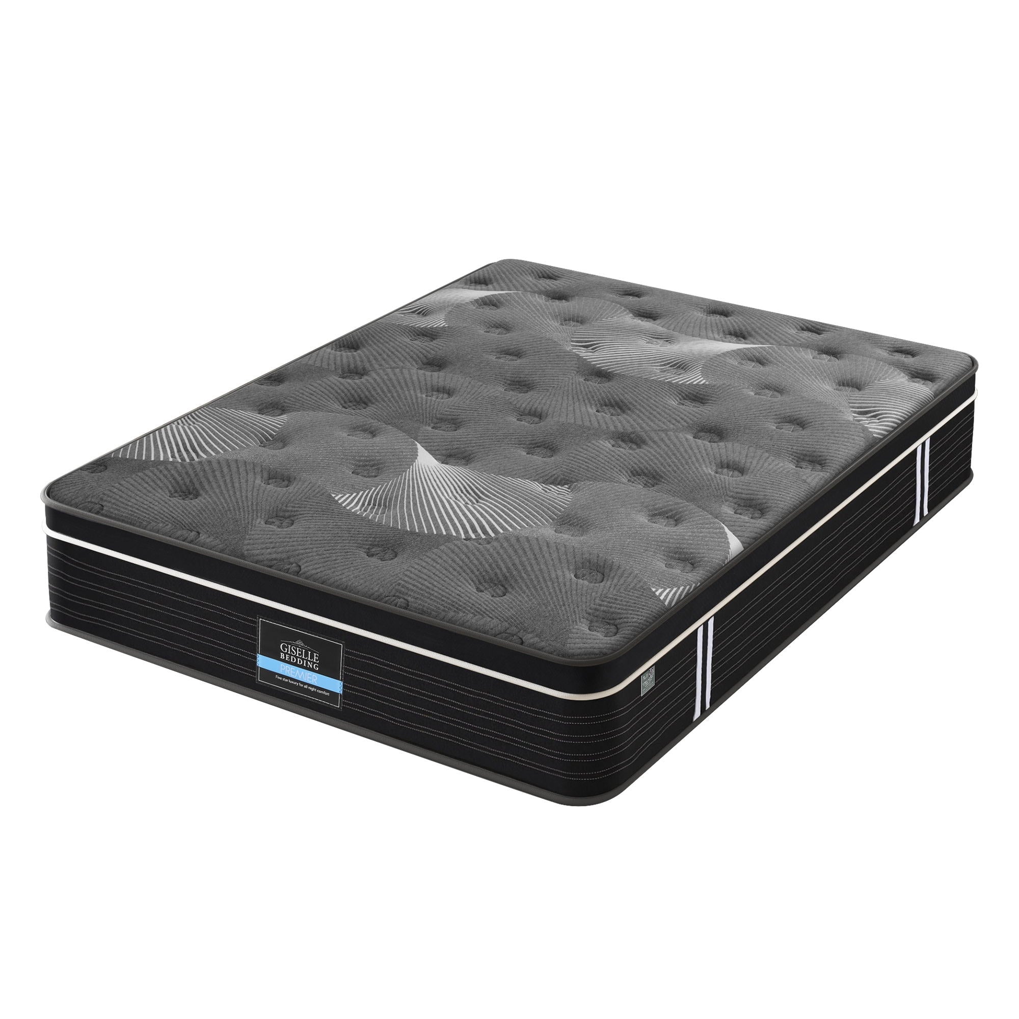 Giselle Bedding Double Mattress 35cm Euro Top with Graphene Cooling Comfort Medium Firm MATTRESS-E-ATLAS-35-D