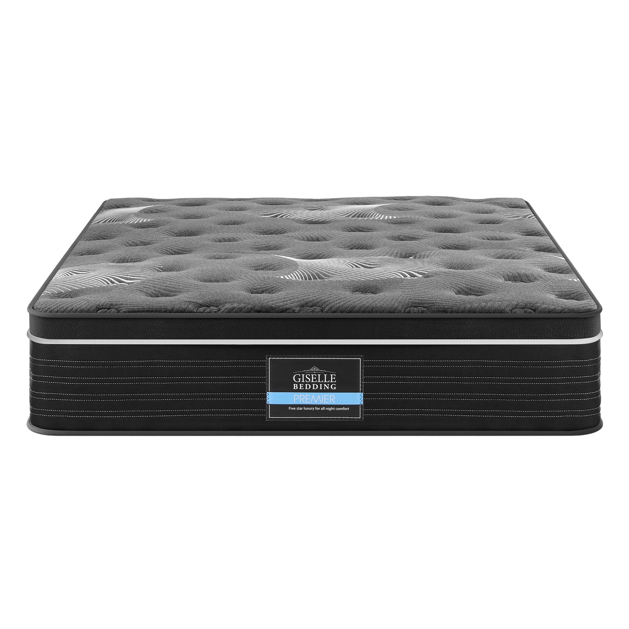 Giselle Bedding Queen Mattress 35cm Euro Top with Graphene Cooling Comfort Medium Firm MATTRESS-E-ATLAS-35-Q