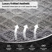 Giselle King Single Mattress 26cm Firm Pocket Spring Dual Edge Support Dark Grey