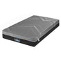 Giselle Single Mattress 26cm Firm Pocket Spring Dual Edge Support Dark Grey