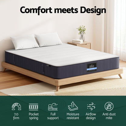 20cm Giselle Mattress Queen Bed Pocket Spring Mattresses MATTRESS-E-CLOUD-20-Q