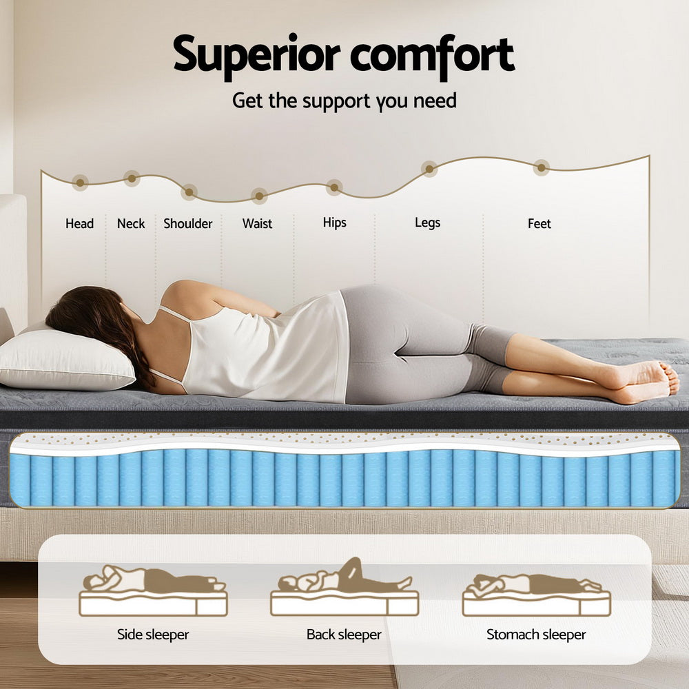 26cm Giselle Mattress Single Latex Foam Mattresses MATTRESS-E-DOVE-26-S