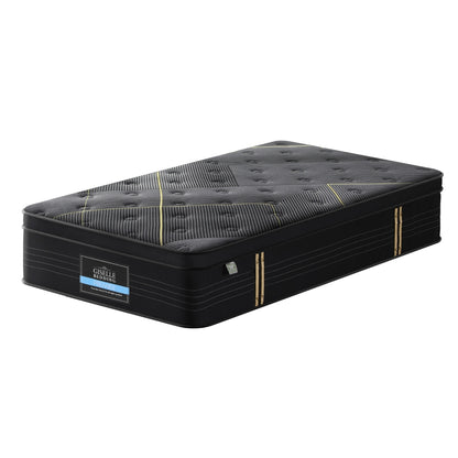 35cm Giselle Mattress Single Bed Bamboo Pocket Firm Foam MATTRESS-E-MIDNIGHT-35-S