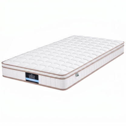 Giselle 20cm Firm Single Mattress Pocket Spring for Bedroom or Guest Room