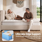 Giselle 20cm Firm Single Mattress Pocket Spring for Bedroom or Guest Room