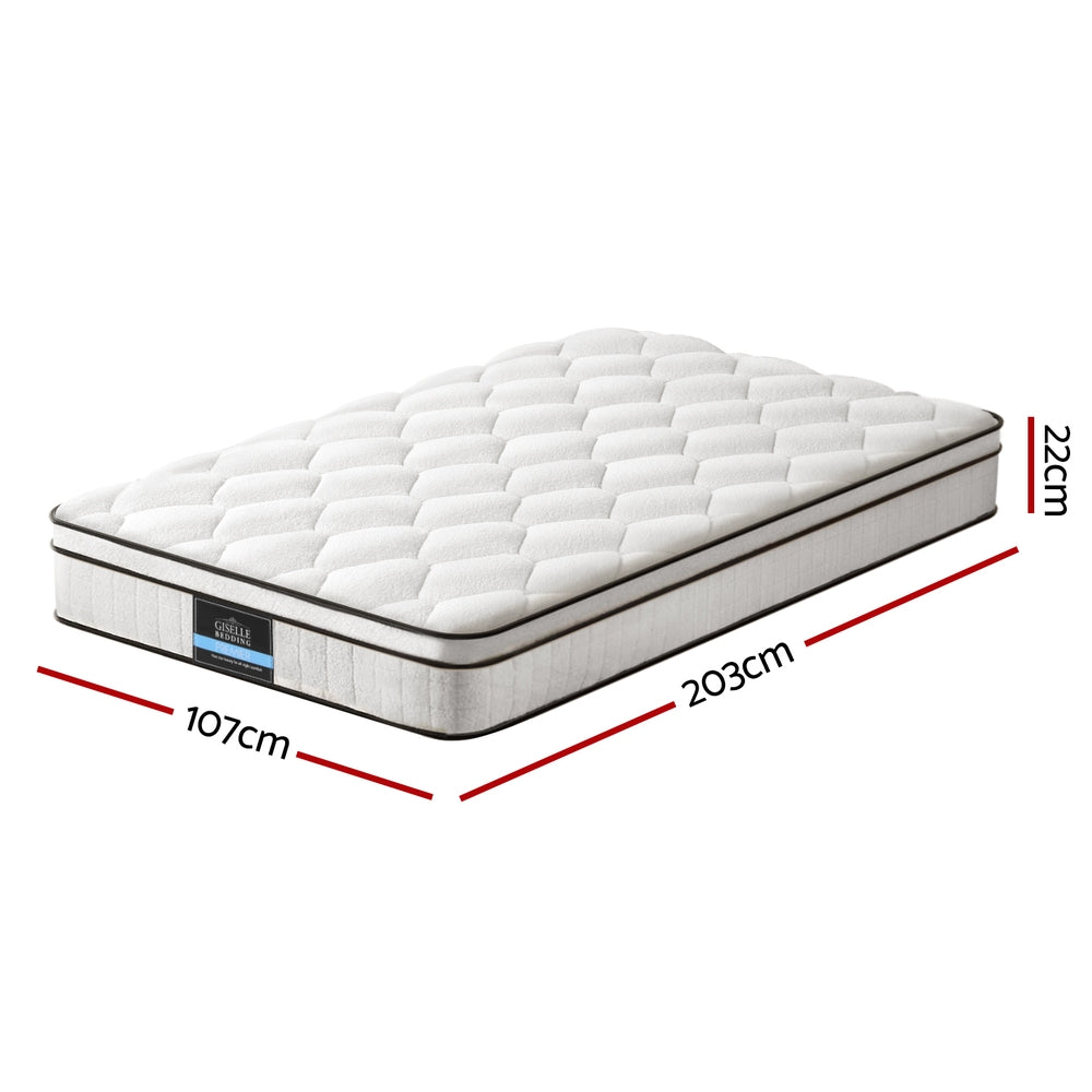22cm Giselle Mattress KS Size MATTRESS-E-PLUSH-22-KS