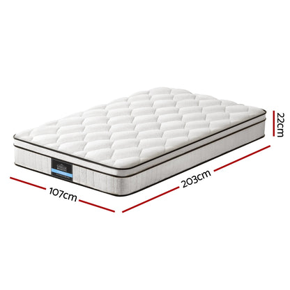 22cm Giselle Mattress KS Size MATTRESS-E-PLUSH-22-KS