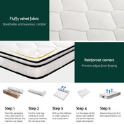 22cm Giselle Mattress KS Size MATTRESS-E-PLUSH-22-KS