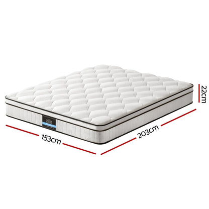 22cm Giselle Mattress Queen Size MATTRESS-E-PLUSH-22-Q