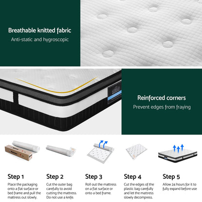 30cm Giselle Mattress Double Size MATTRESS-E-PT-30-D