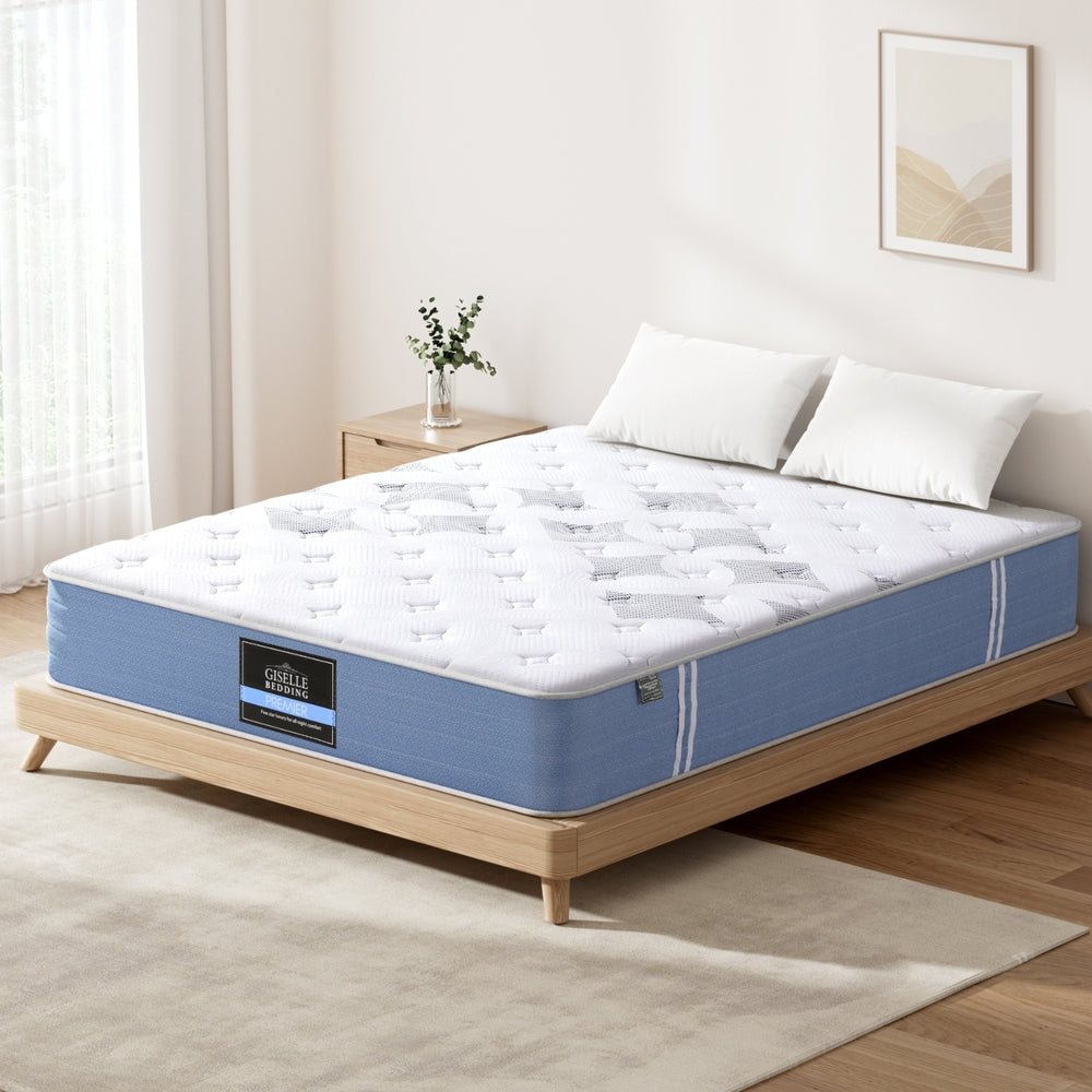 25cm Giselle Mattress Double Bed Pocket Spring Mattresses MATTRESS-E-SNOW-25-D