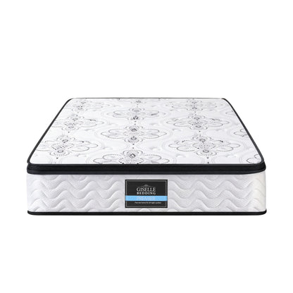 Giselle Bedding King Single Mattress 30cm Pocket Spring Euro Top Medium Firm Foam MATTRESS-E-VERVE-30-KS