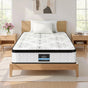 Giselle Bedding Single Mattress 30cm Pocket Spring Euro Top Medium Firm Foam MATTRESS-E-VERVE-30-S
