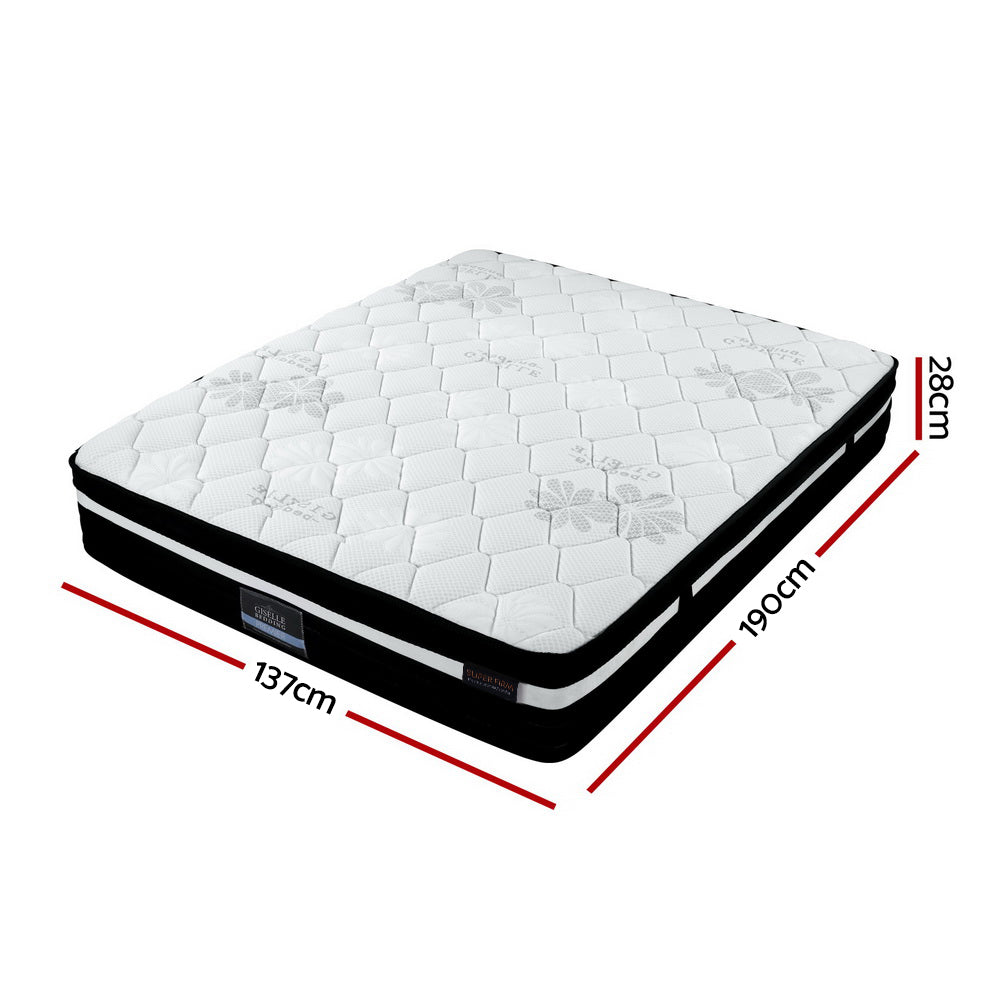 Giselle Bedding 28cm Mattress Super Firm Double MATTRESS-FIRM028-D