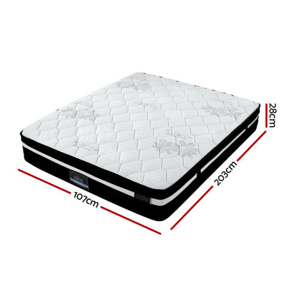 Giselle Bedding 28cm Mattress Super Firm King Single MATTRESS-FIRM028-KS