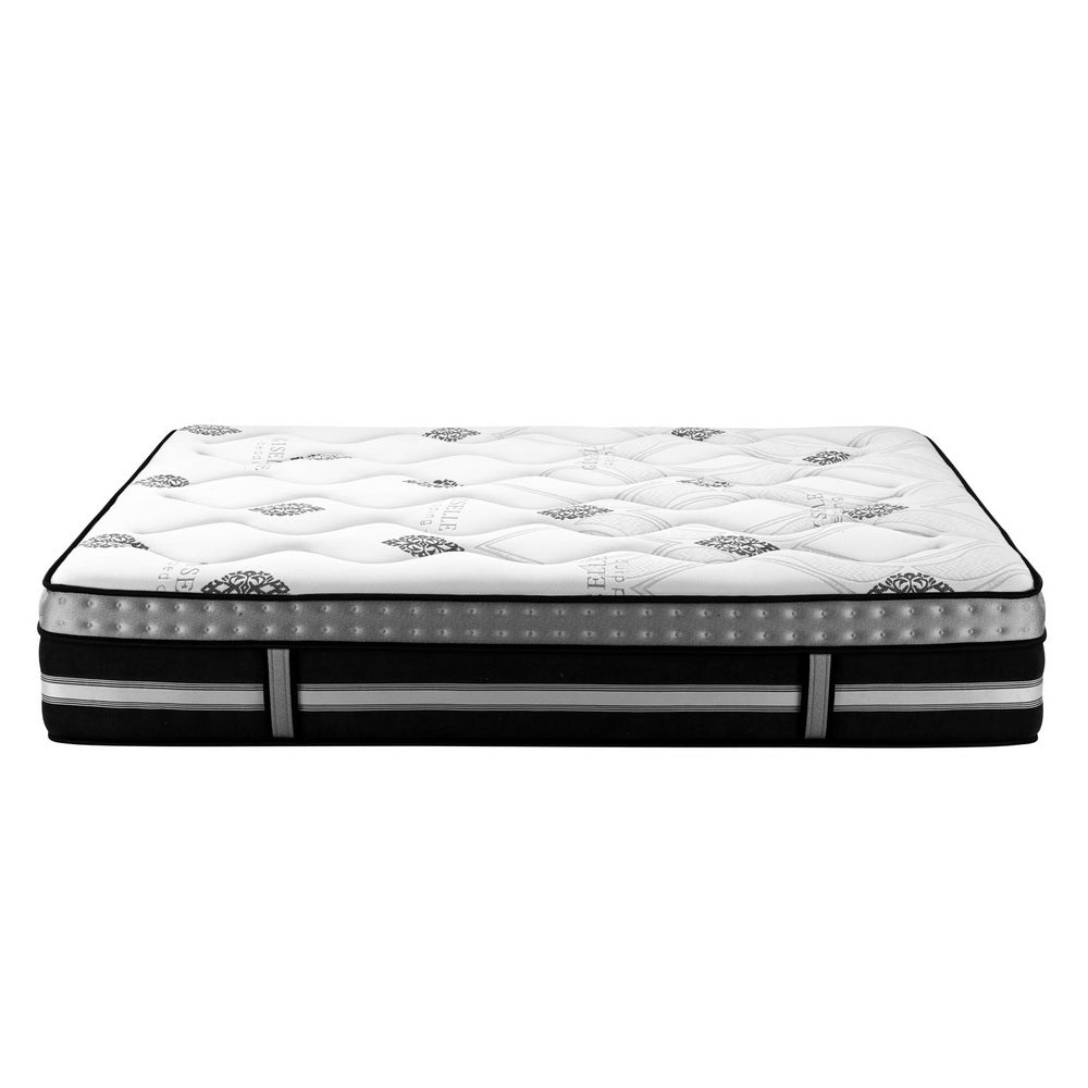 Giselle Bedding Galaxy Euro Top Cool Gel Pocket Spring Mattress 35cm Thick Double MATTRESS-GALAXY-D