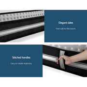 Giselle Bedding Galaxy Euro Top Cool Gel Pocket Spring Mattress 35cm Thick Double MATTRESS-GALAXY-D