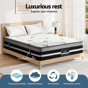 Giselle Bedding 35cm Mattress Cool Gel Memory Foam Queen MATTRESS-GALAXY-Q