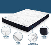 Giselle Bedding 16cm Mattress Medium Firm Double MATTRESS-GLAY-D