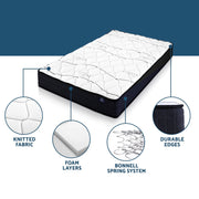 Giselle Bedding 16cm Mattress Medium Firm King Single MATTRESS-GLAY-KS