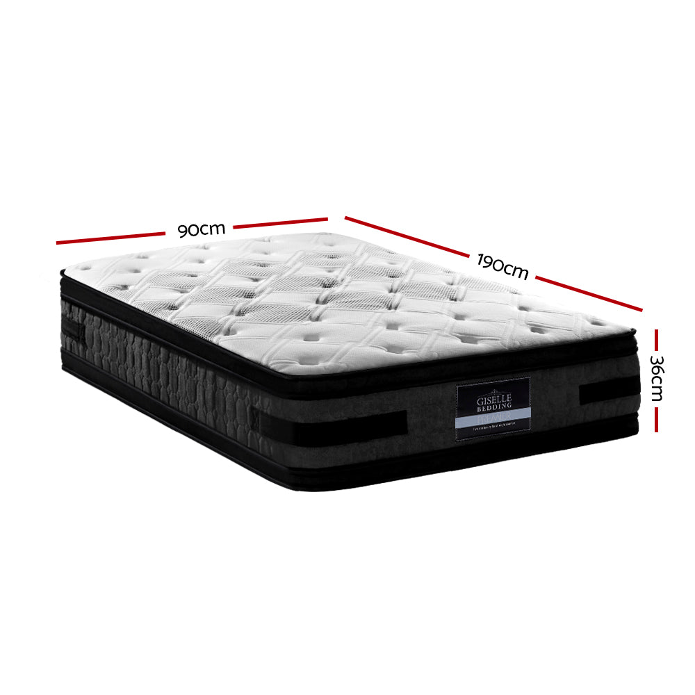 Giselle Bedding 36cm Mattress Cool Gel Memory Foam Single MATTRESS-HOTEL-LUX-S