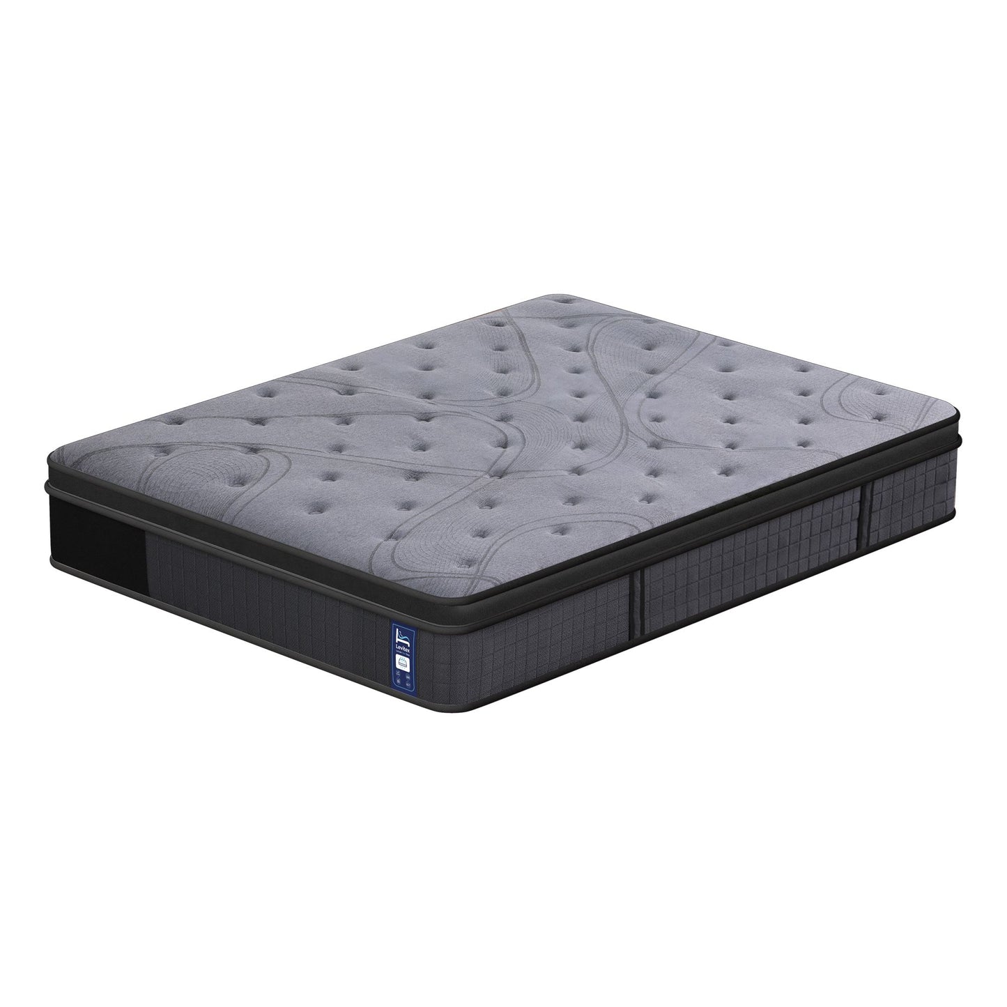 Levitex Double Mattress 33 cm 7-Zone Pocket Spring 8.0 Extra Firm with Dual-Row Edge Support & Breathable MATTRESS-LV-AETHER-33-D